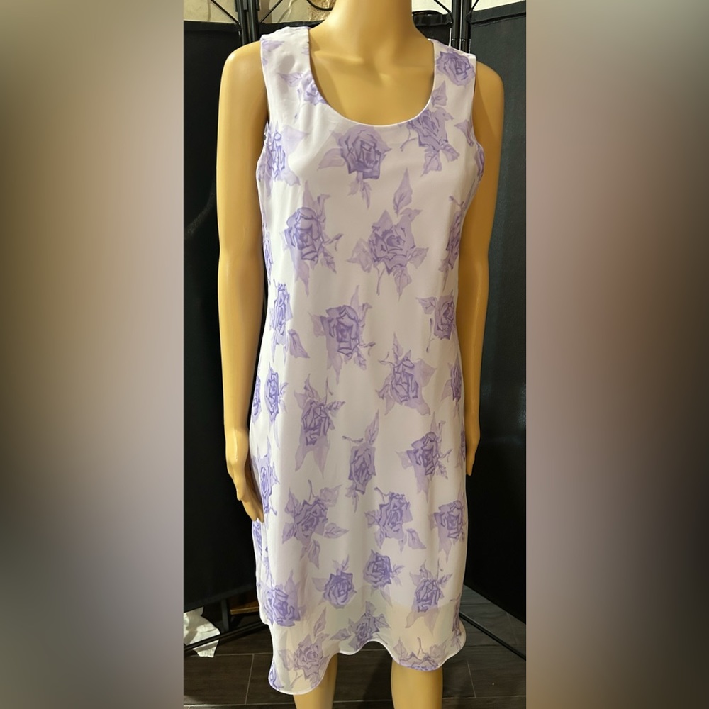 American Vintage Lavender and White dress. Sz 11/12